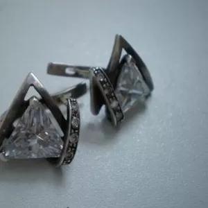 Сережки серебро 925 пробы