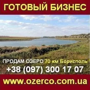 Озеро на продажу. Готовый бизнес 70 км Борисполь.