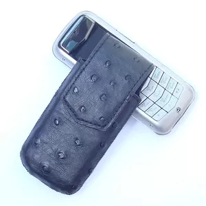 Страус натуральный Чехол Футляр Кобура на Vertu Constellation