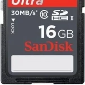 SanDisk sdhc 16GB Ultra UHS-I (class 10) 30MB/s