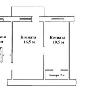 Продам 2-кімнатну квартиру з в м.Черкаси. 