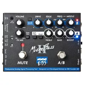 Продам двухканальный басовый преамп EBS Microbass II