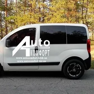 Установка бокового автостекла на автомобиль Fiat Fiorino,  Citroёn Nemo