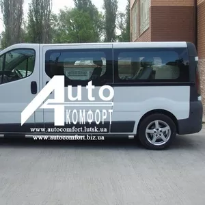 Передний салон,  левое окно на Renault Trafic,  Opel Vivaro,  Nissan Prim