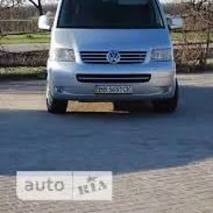 Пассажирские перевозки на Volkswagen Multivan 6 мест и грузовые на Mer