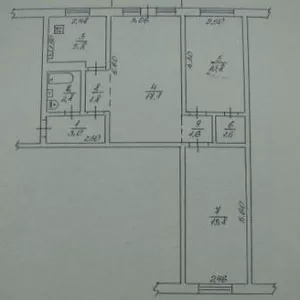 3к кв. Черкассы,  ул. Героев Сталинграда 23