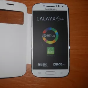 Samsung S4 4, 7 black white (2 sim,  tv,  java  wi-fi)