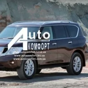 Лобовое стекло на Nissan Patrol GR Y62 (Внедорожник) (2011-) с установ