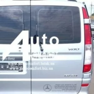 Заднее стекло (ляда) на Mercedes-Benz Vito 04- без э. о. (Мерседес Вит