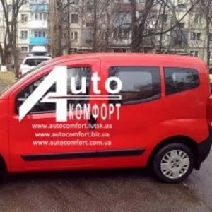 Передний салон,  левое стекло {под оригинал} на Fiat Fiorino,  Citroёn N