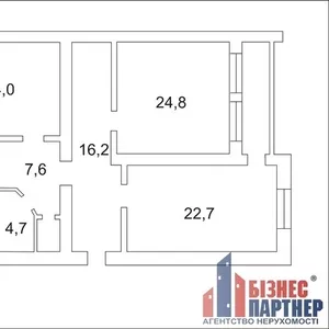 Продажа 3 комнатной квартиры в новом кирпичном доме по бул. Шевченка!!