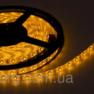 Светодиодная (LED) лента 60SMD(3528) 12V 5м. Желтый цвет