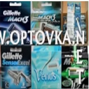 Купить кассеты,  бритвы,  станки  Gillette,  Orbit,  Sputnik