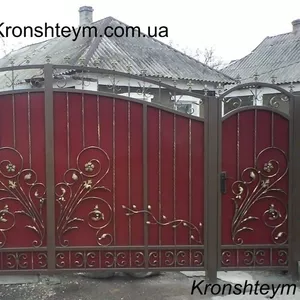 Кованые ворота с установкой в Коротени 