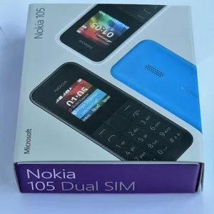 Продам новый Nokia 105 Dual Sim (Black,  Cyan)