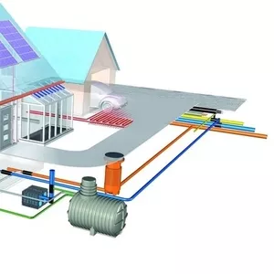 монтаж отопительных систем,  газопровод низкого давления