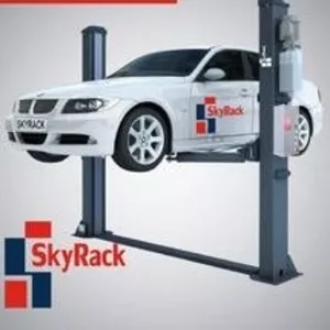 Двухстоечный подъемник Sky Rack SR-2140 на 4000 кг,  электромаг. разбл.