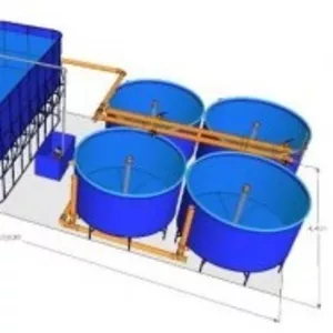 Осетровая УЗВ (домашняя осетровая ферма) 3000 кг в год