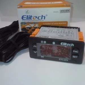 Контроллер температуры ELITECH ETC-974 (полный аналог ID-974,  2 датчик