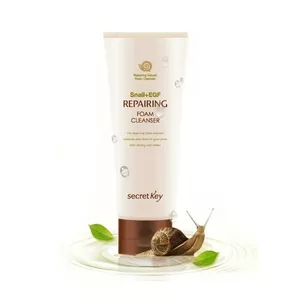 Улиточная пенка для умывания Secret key snail repairing foam cleanser