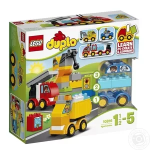 С набором «Мои первые машинки» LEGO DUPLO