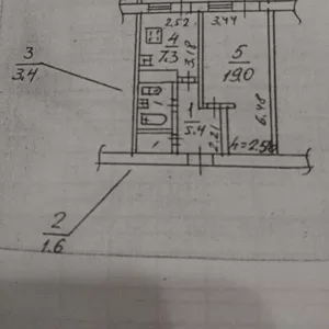 Продам 1 комнатную квартиру на ж/м Сокол1