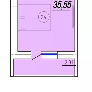 Продается 1к квартира 