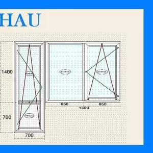 ОКНА REHAU БАЛКОННЫЕ