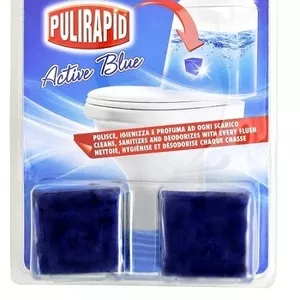 Кубики в бачок унитаза Pulirapid Active Blue (2 шт.)