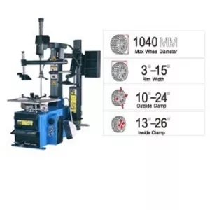 Шиномонтажный стенд автоматический (с 3 рукой) Ø 10-26