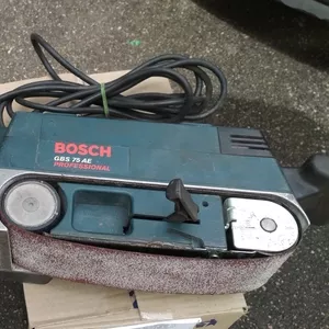 Ленточная шлифмашина Bosch GBS 75 AE. Original.