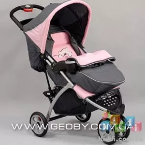    Продам прогулочную коляску Geoby C922. Цвет розовый.